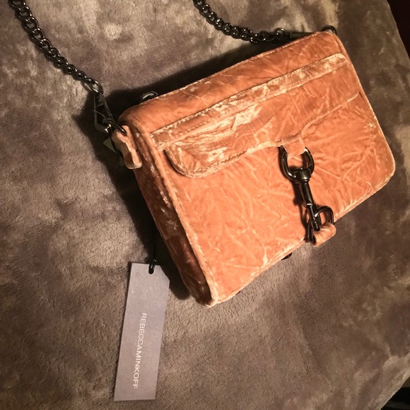 FALL SALE! REBECCA MINKOFF MINI MAC IN SILVER AND ROSE!! - Picture 1 of 8